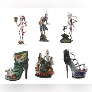Nightmare Before Christmas Shoe Ornament Set